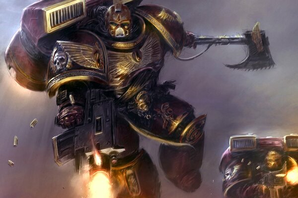 Warhammer 40k cosmodesant Blood Angels