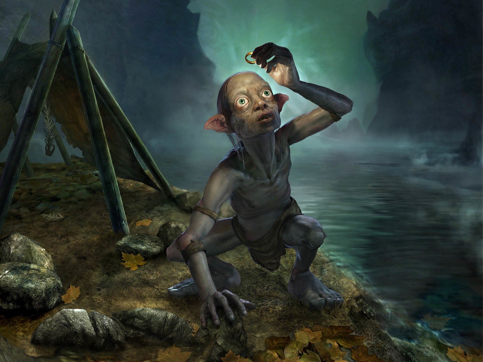 lord of the rings tent ring gollum