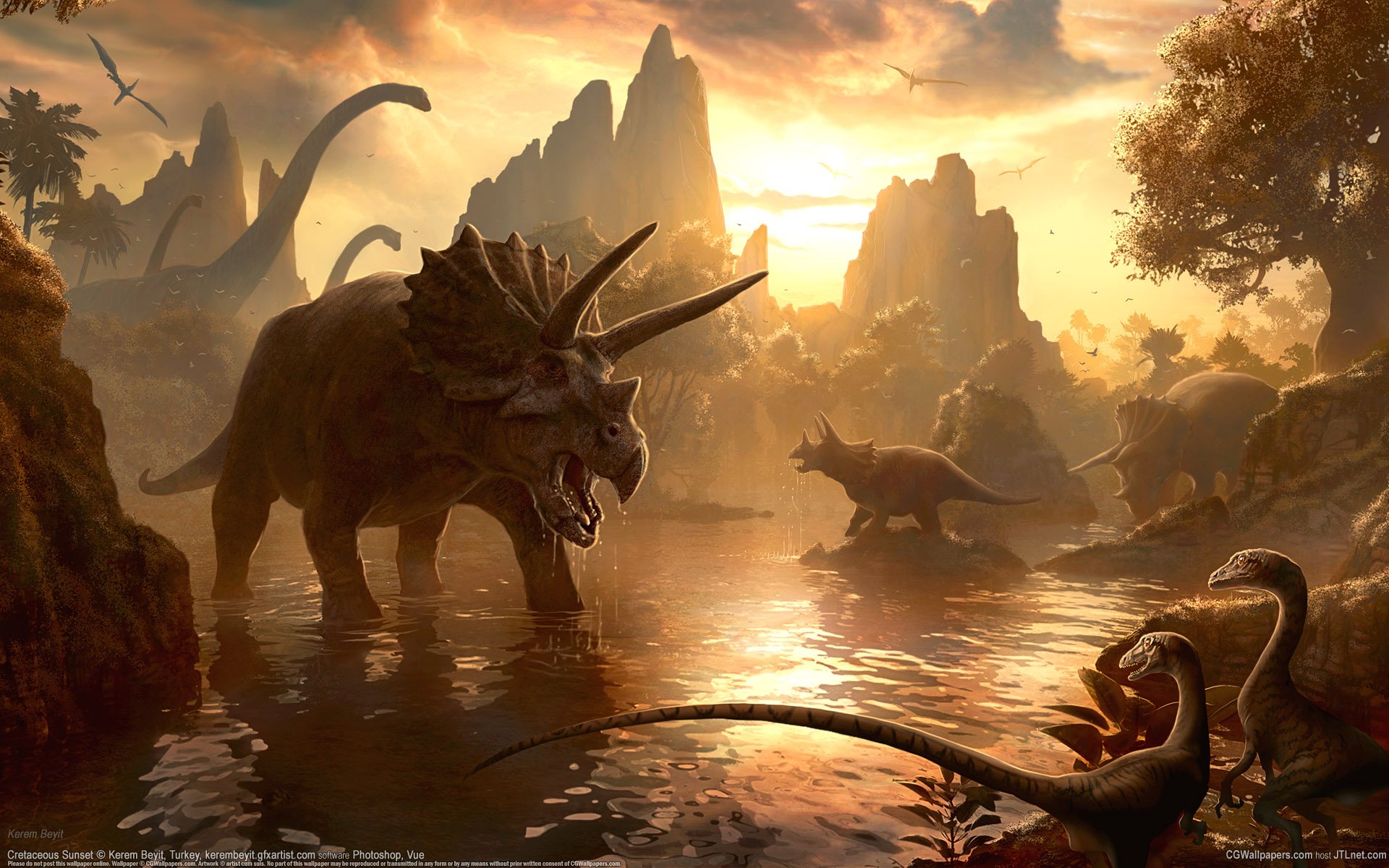 mondes dinosaures point d eau montagnes soirée kerem beyit