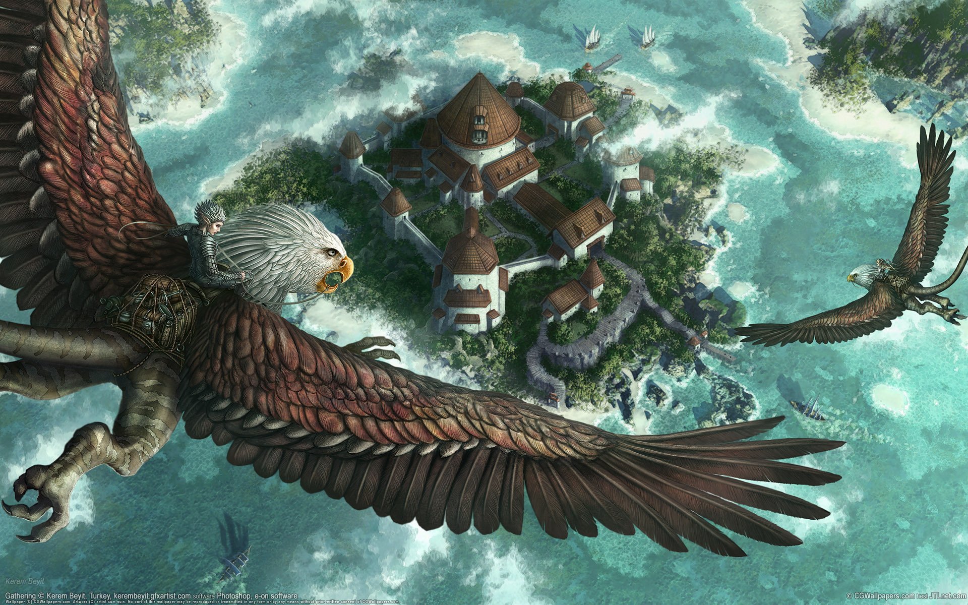 fantaisie cavalier ville griffon kerem beyit