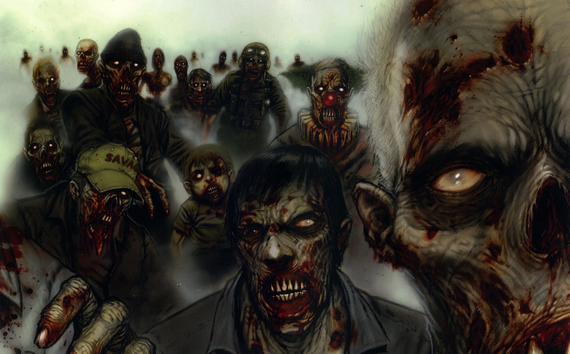 zeichnung monster zombies