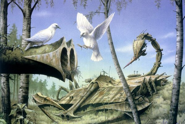 Rodney Matthews, die Welt ist in der vergangenheit