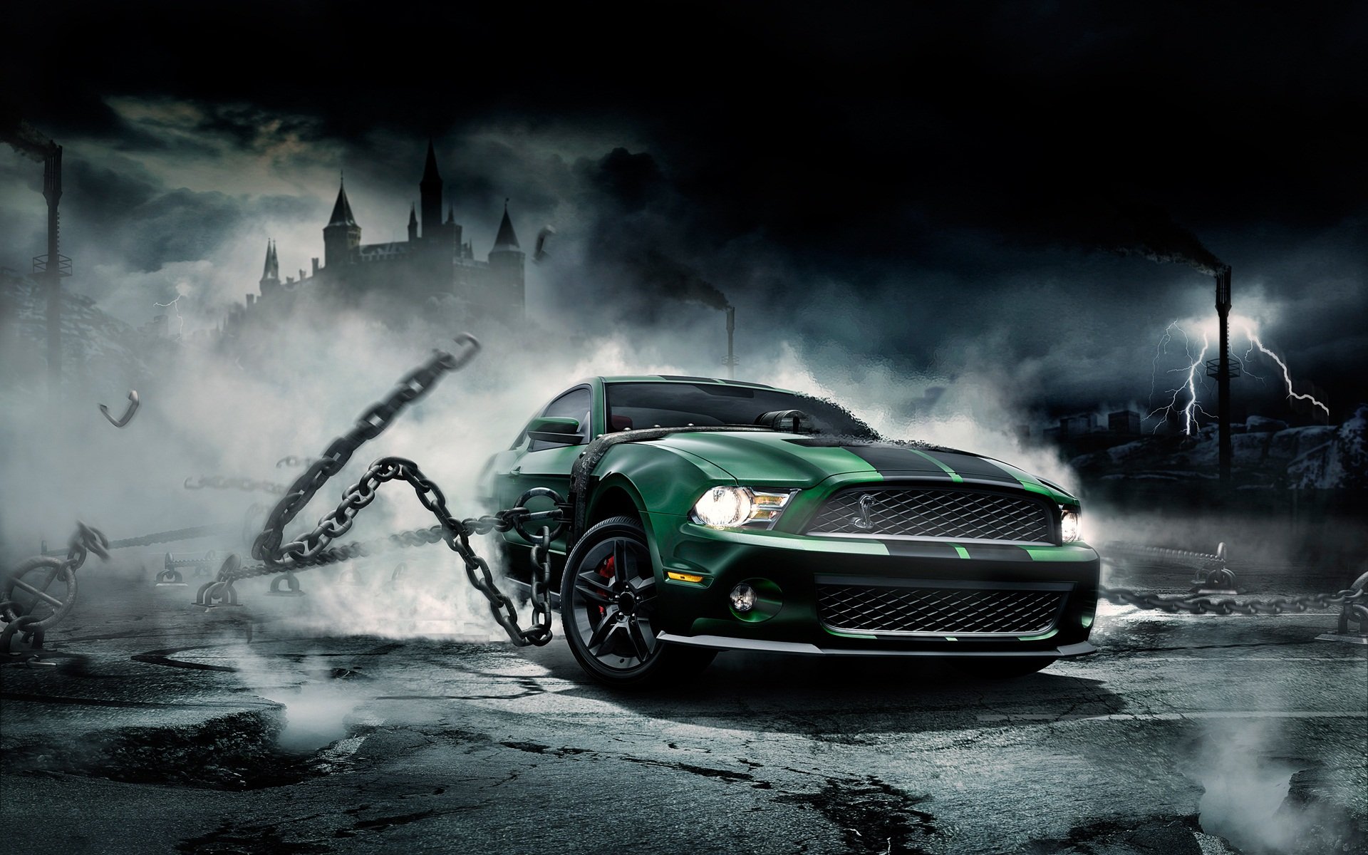 ford mustang shelby łańcuchy