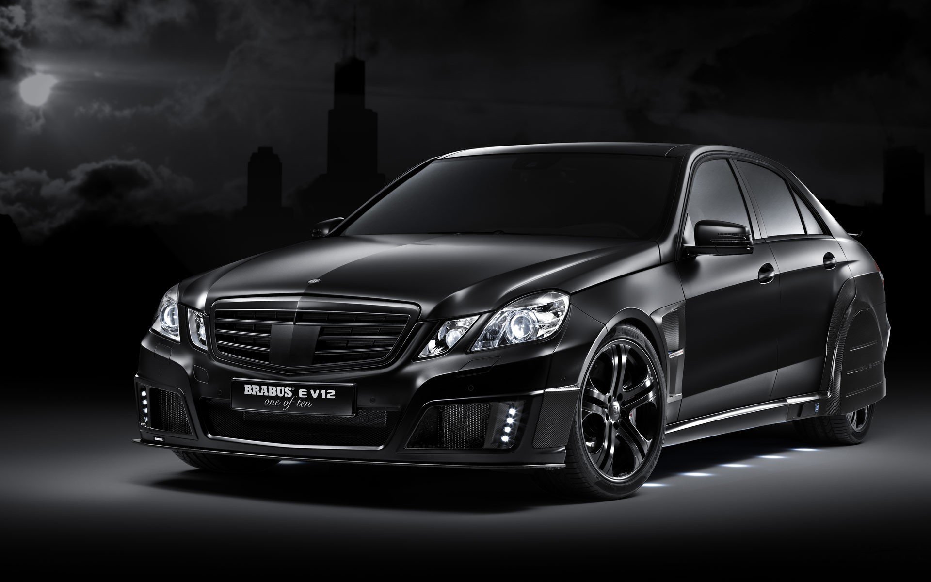 mercedes-benz e v12 brabus tuning black