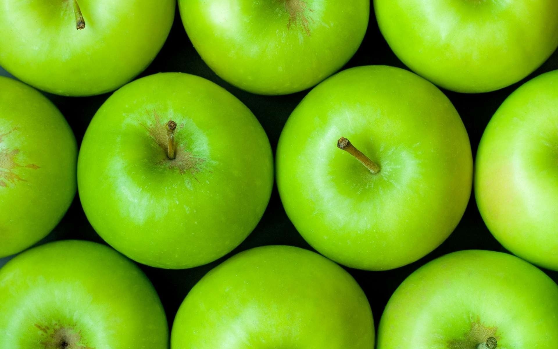 fruit apples green