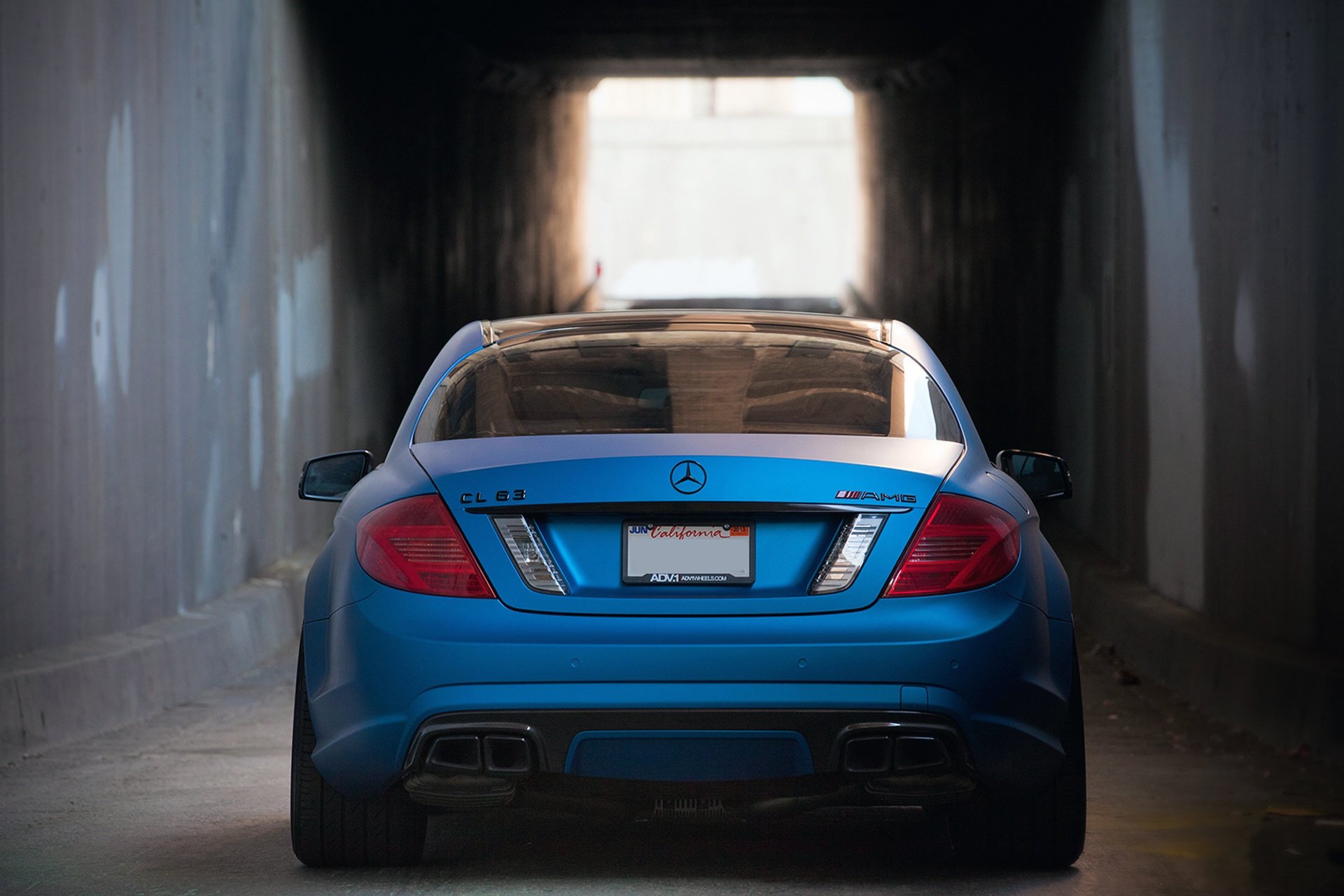 the tunnel auto machine mercedes-benz tuning