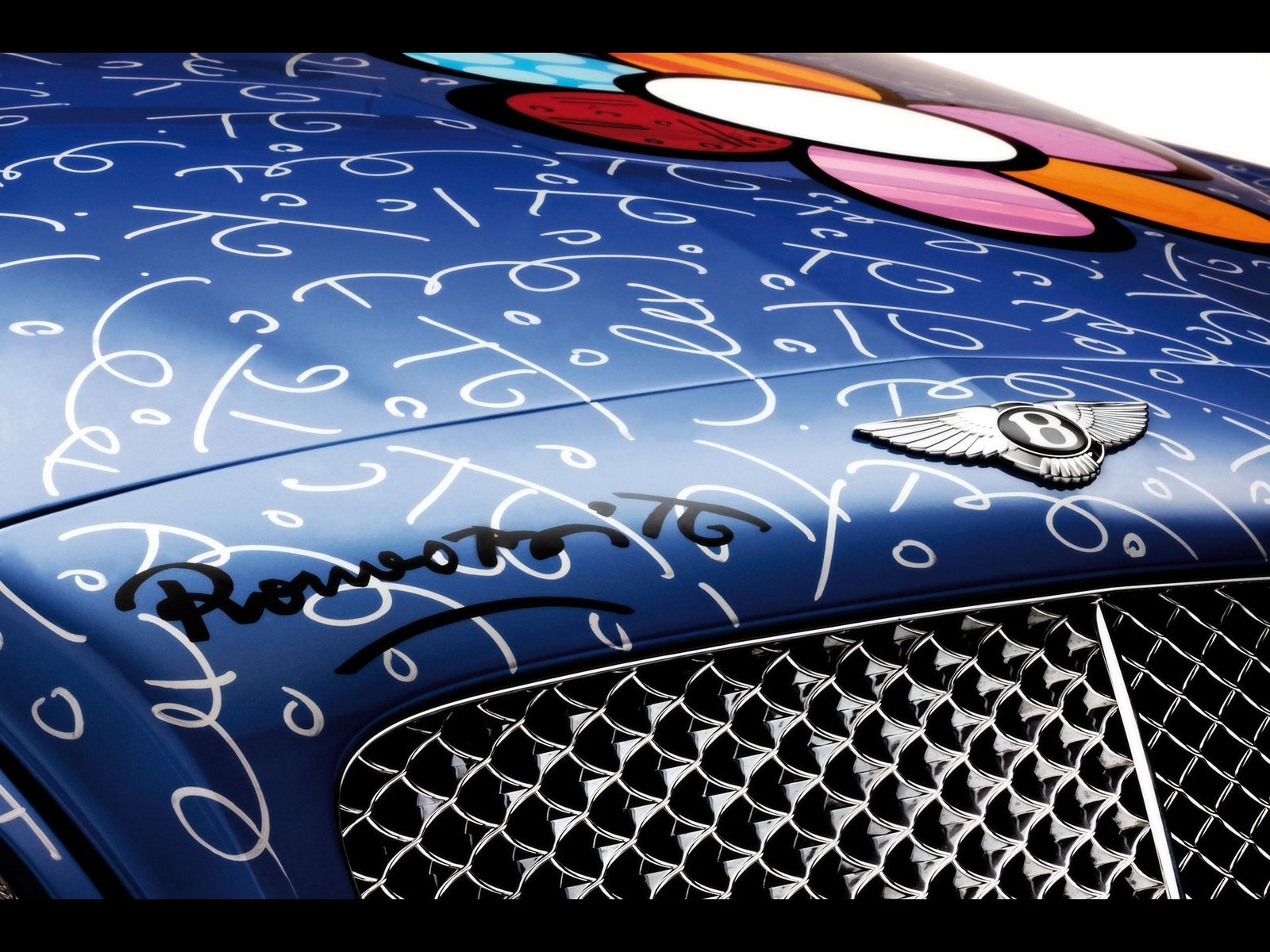 bentley airbrush blue