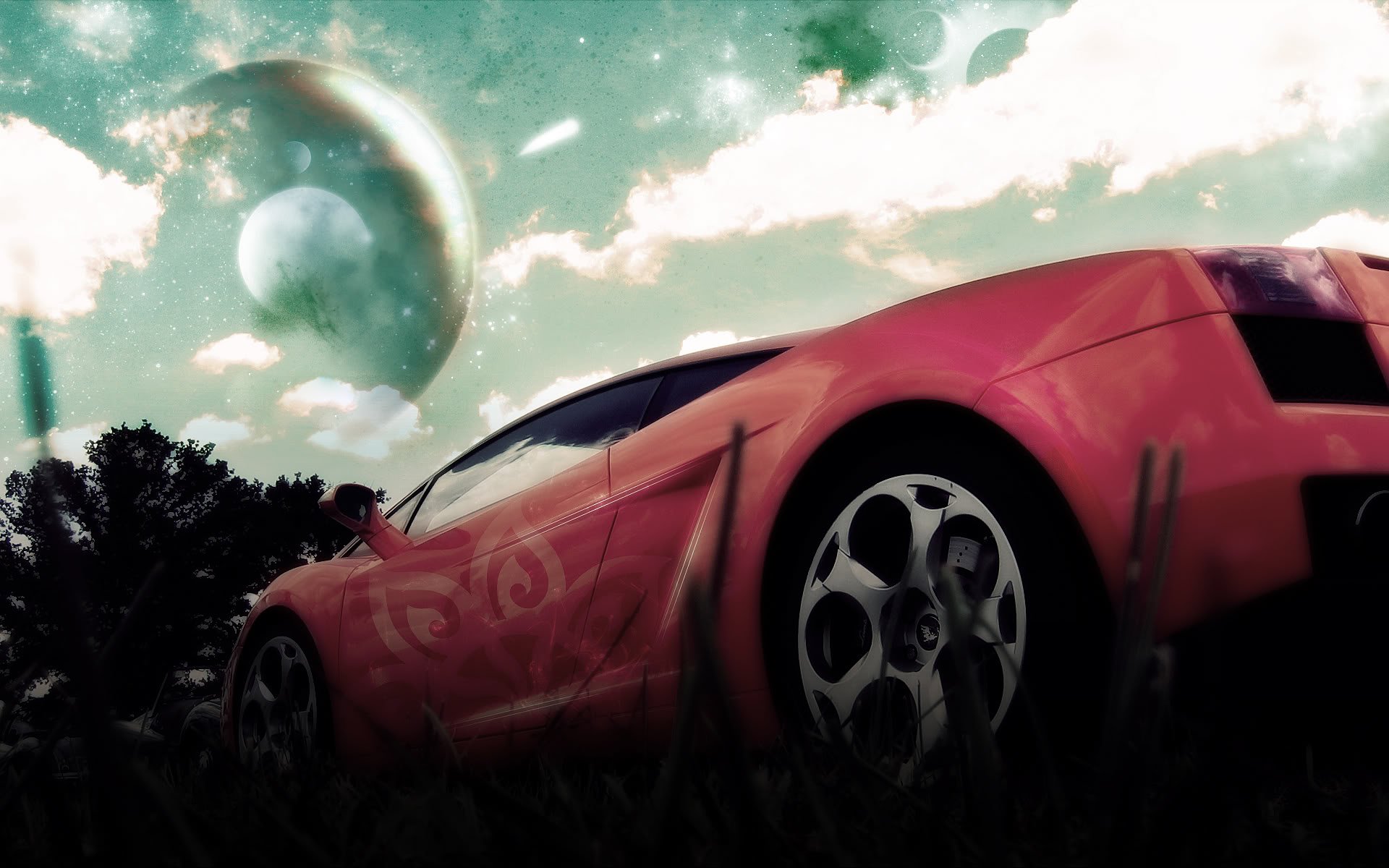 lamborghini the disc red sky planet