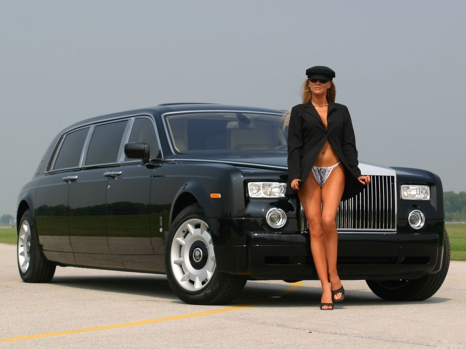 rolls royce phantom lotnisko kierowca