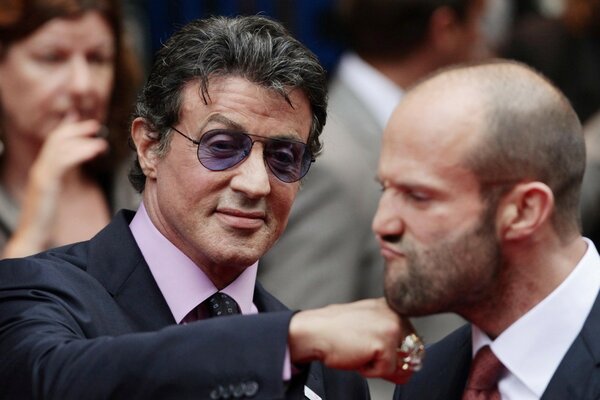 Acteurs Jason Statham et Sylvester Stallone