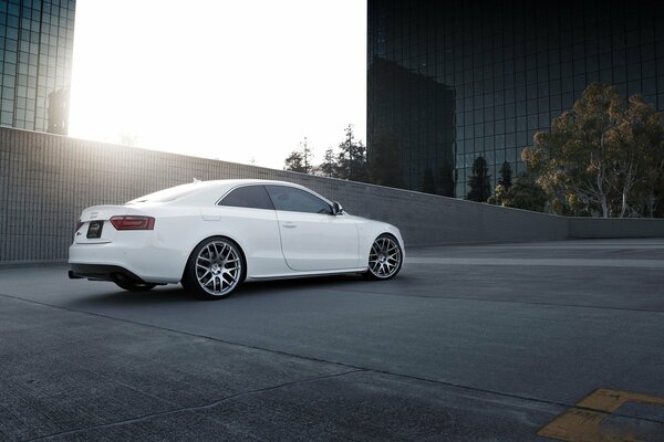 Nouveau Audi a 5 blanc couleur