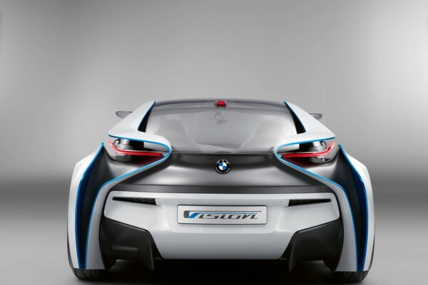 Concepto inusual de BMW, vista trasera