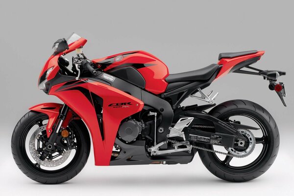 Rouge et noir cool moto Honda