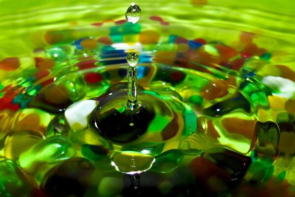 The beauty of water in a couple of drops