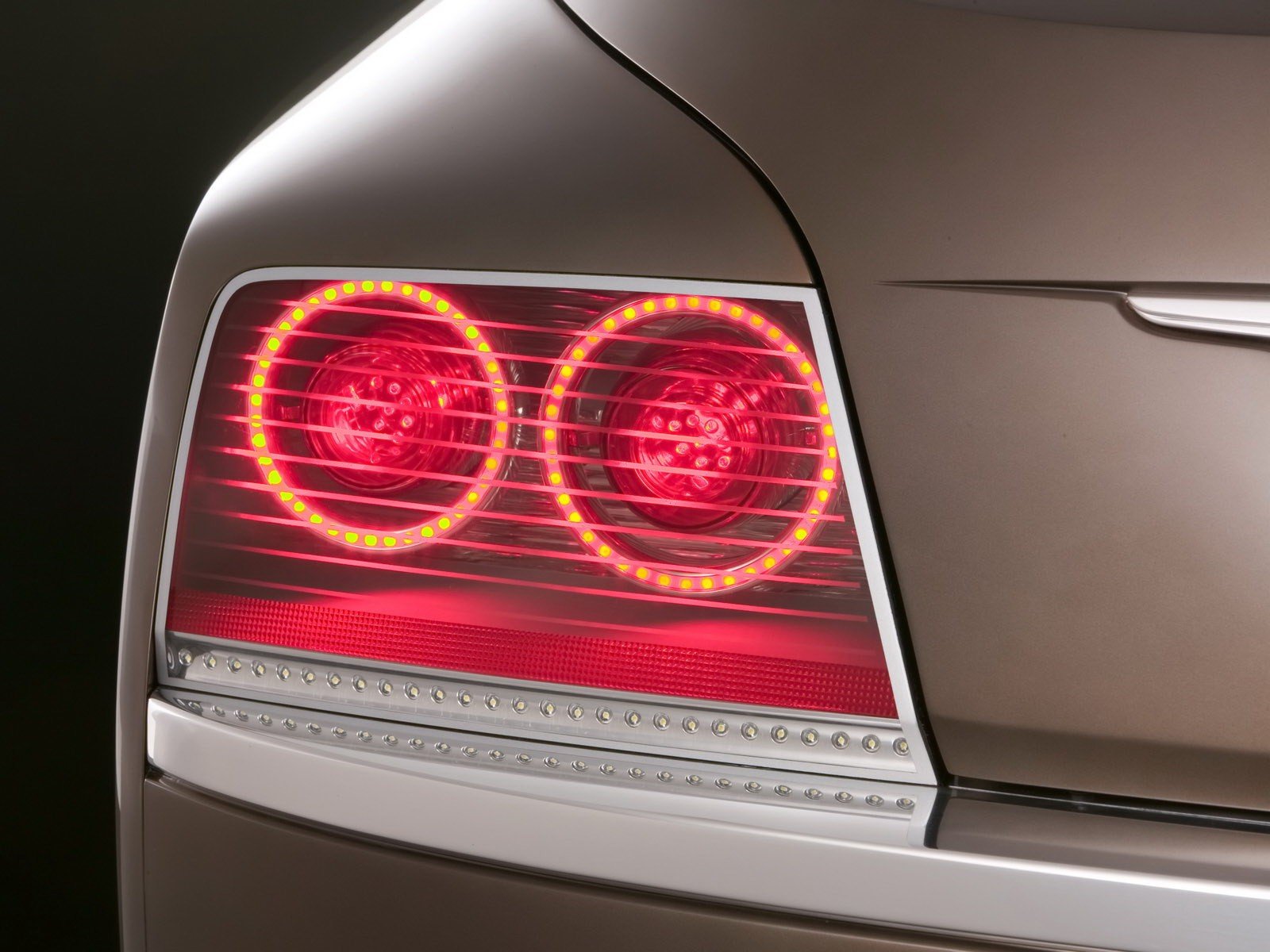 chrysler imperial concepto faro leds círculo puntos