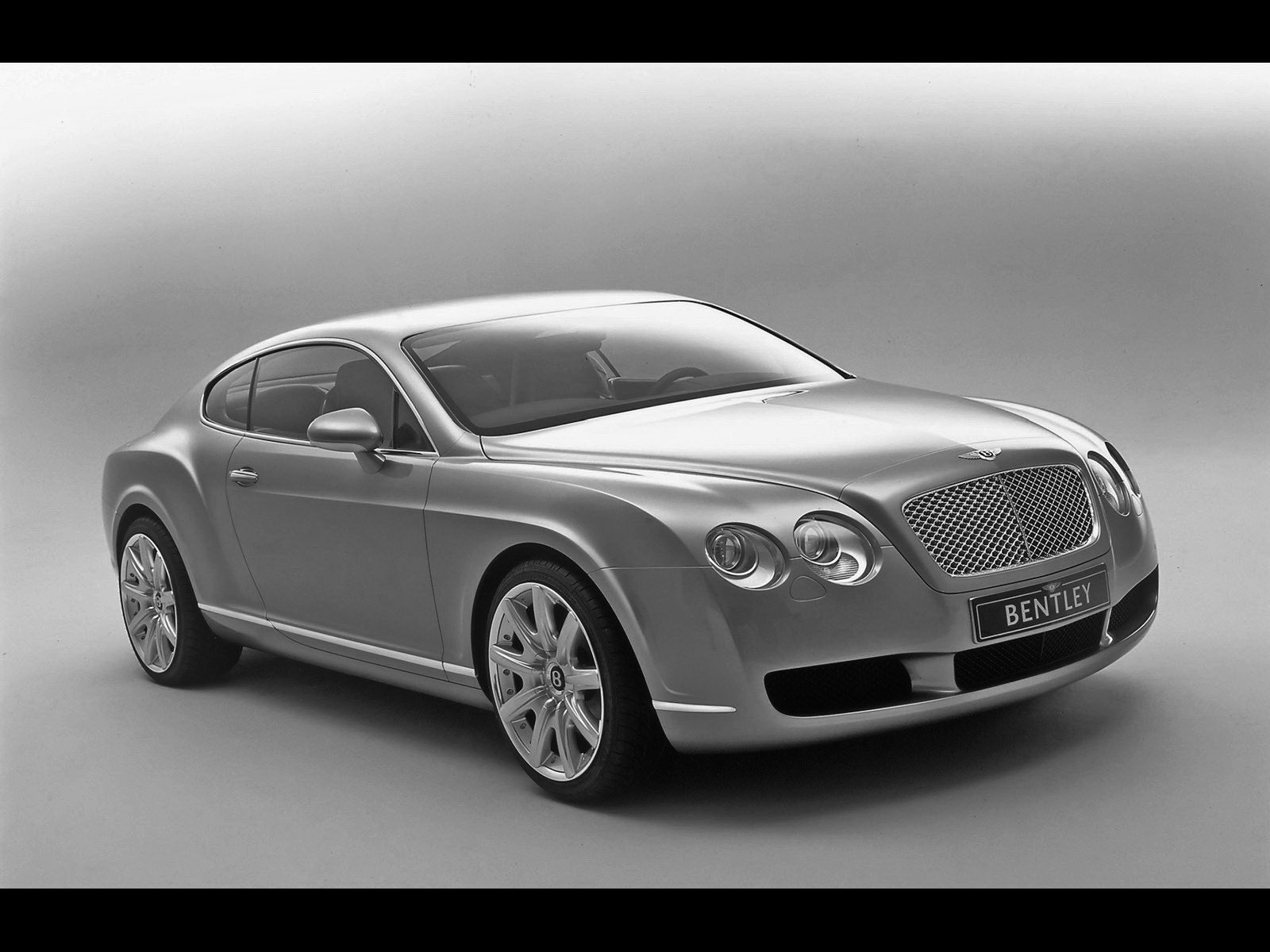 bentley continental gt car b / w