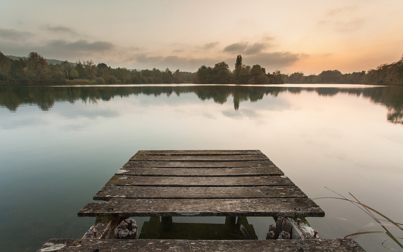 brücke see landschaft