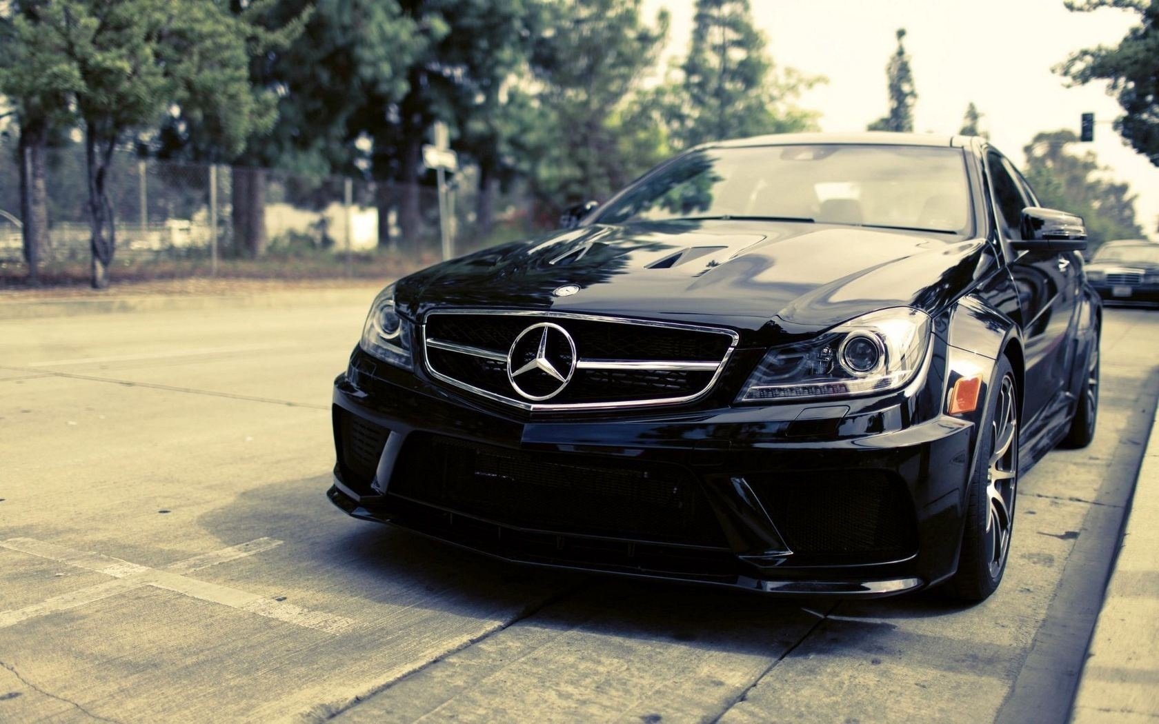 l amg 500 street mercedes black