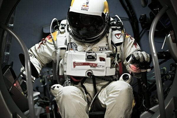 Ein Astronaut von Red Bull