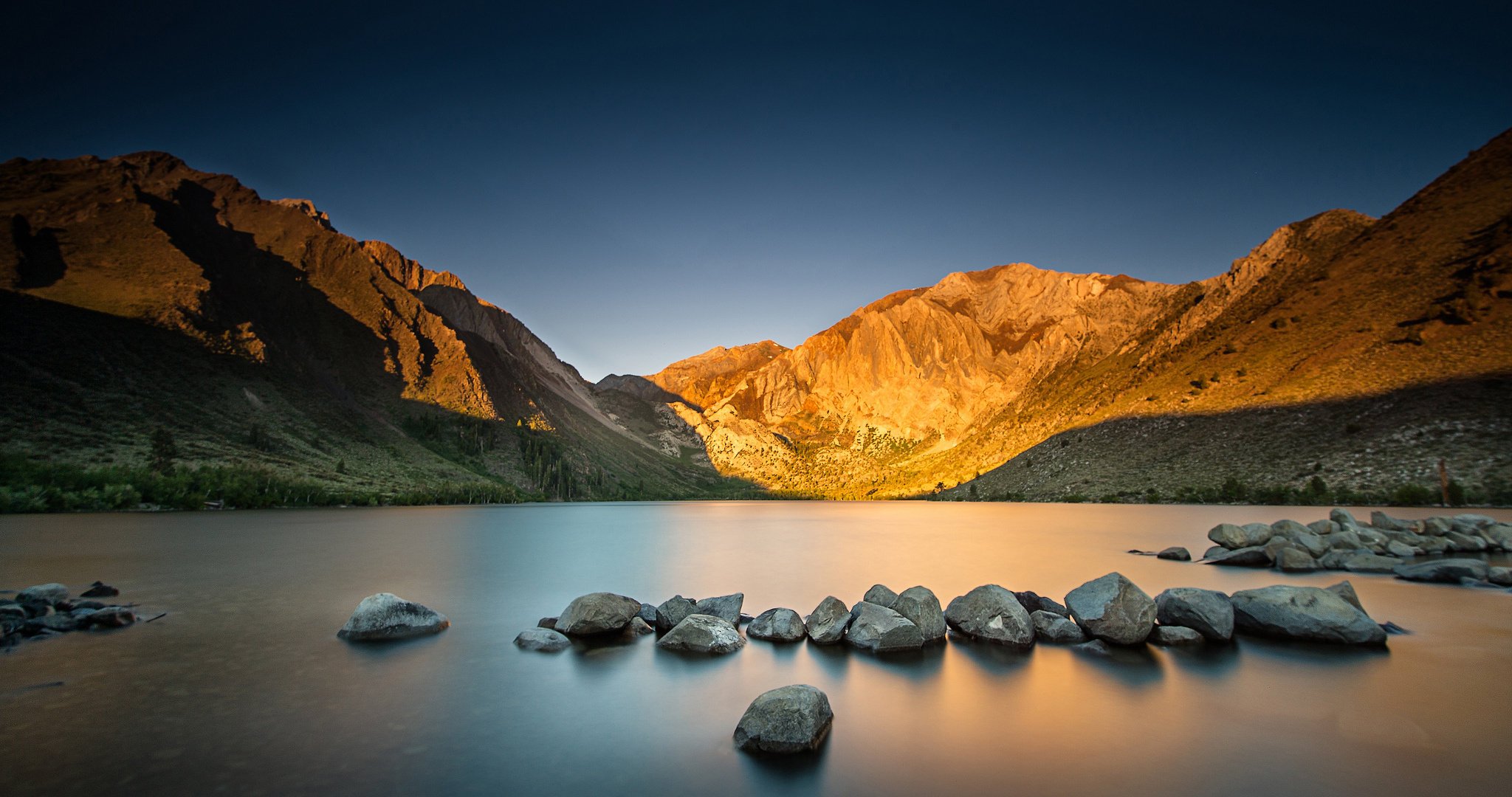 convict lake kalifornien berge