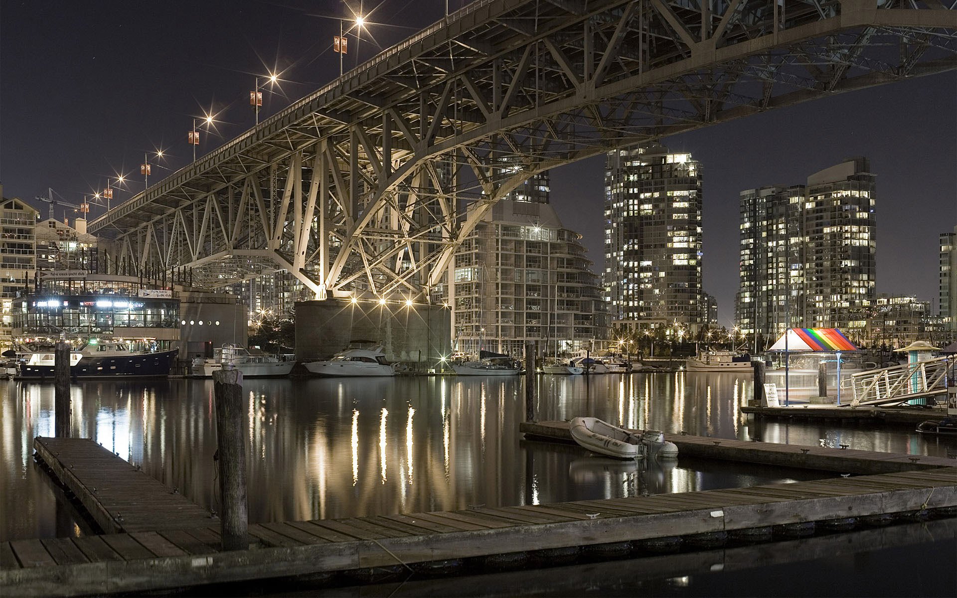 town river bridge