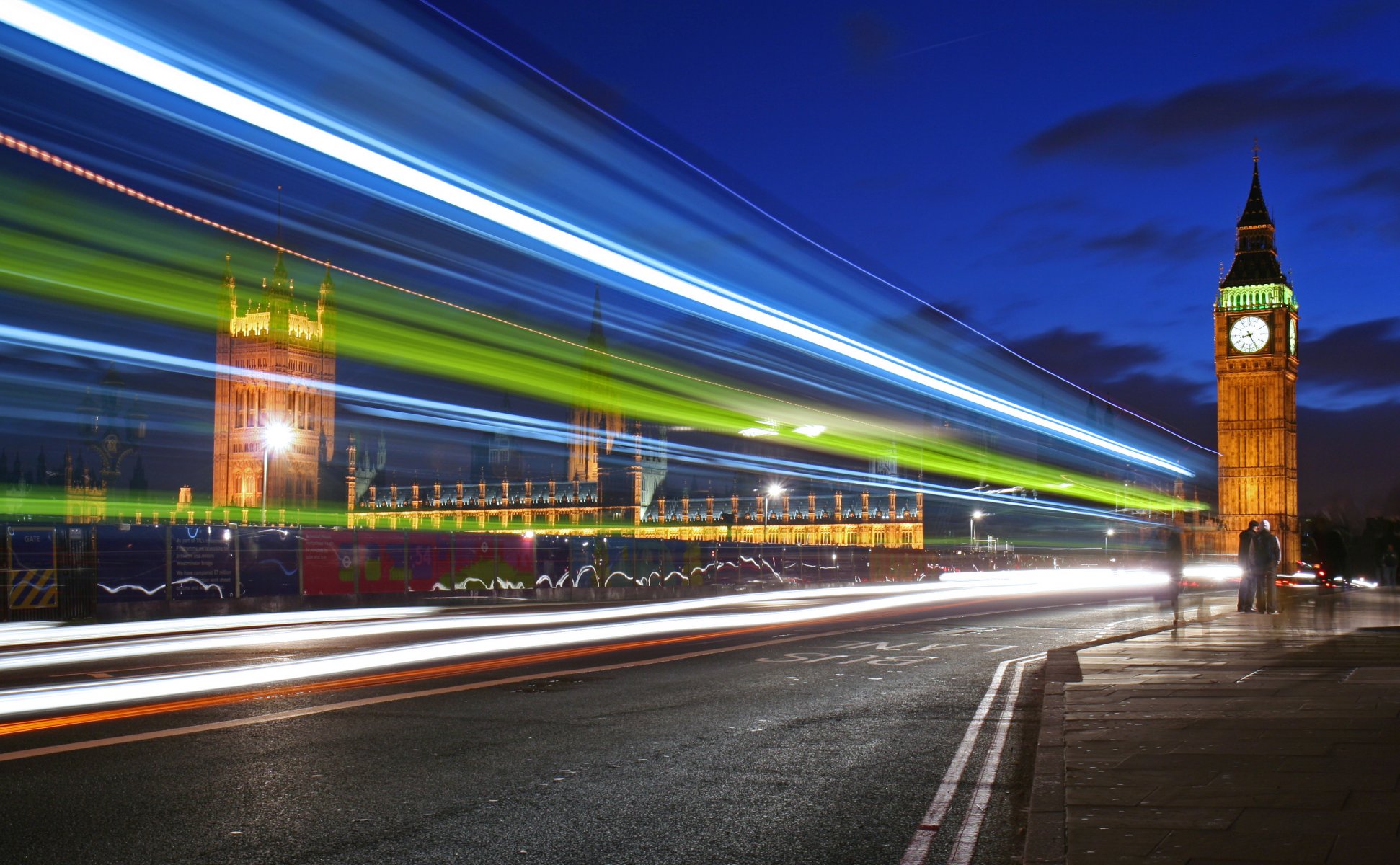 london big ben nacht lichter