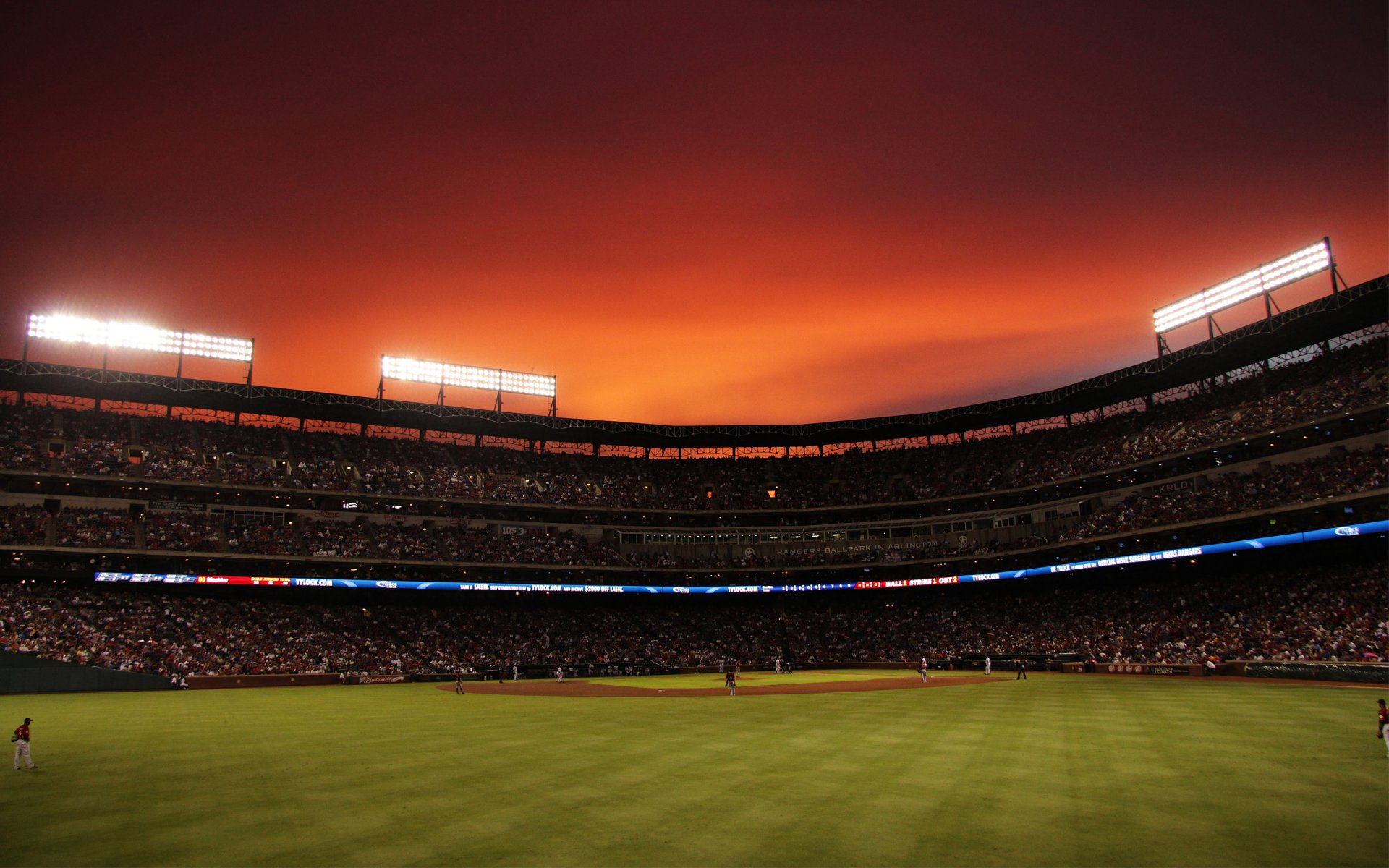 rangers baseballstadion stadion texas usa