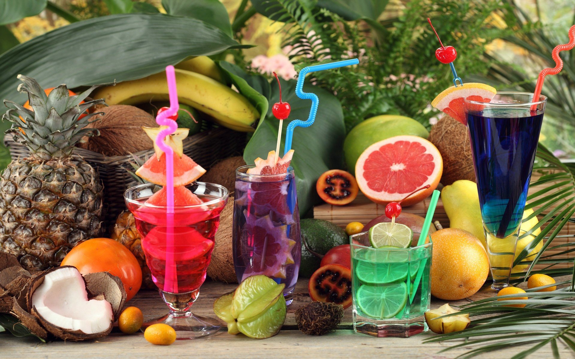 boissons légumes eau cocktails baies liquide fruits