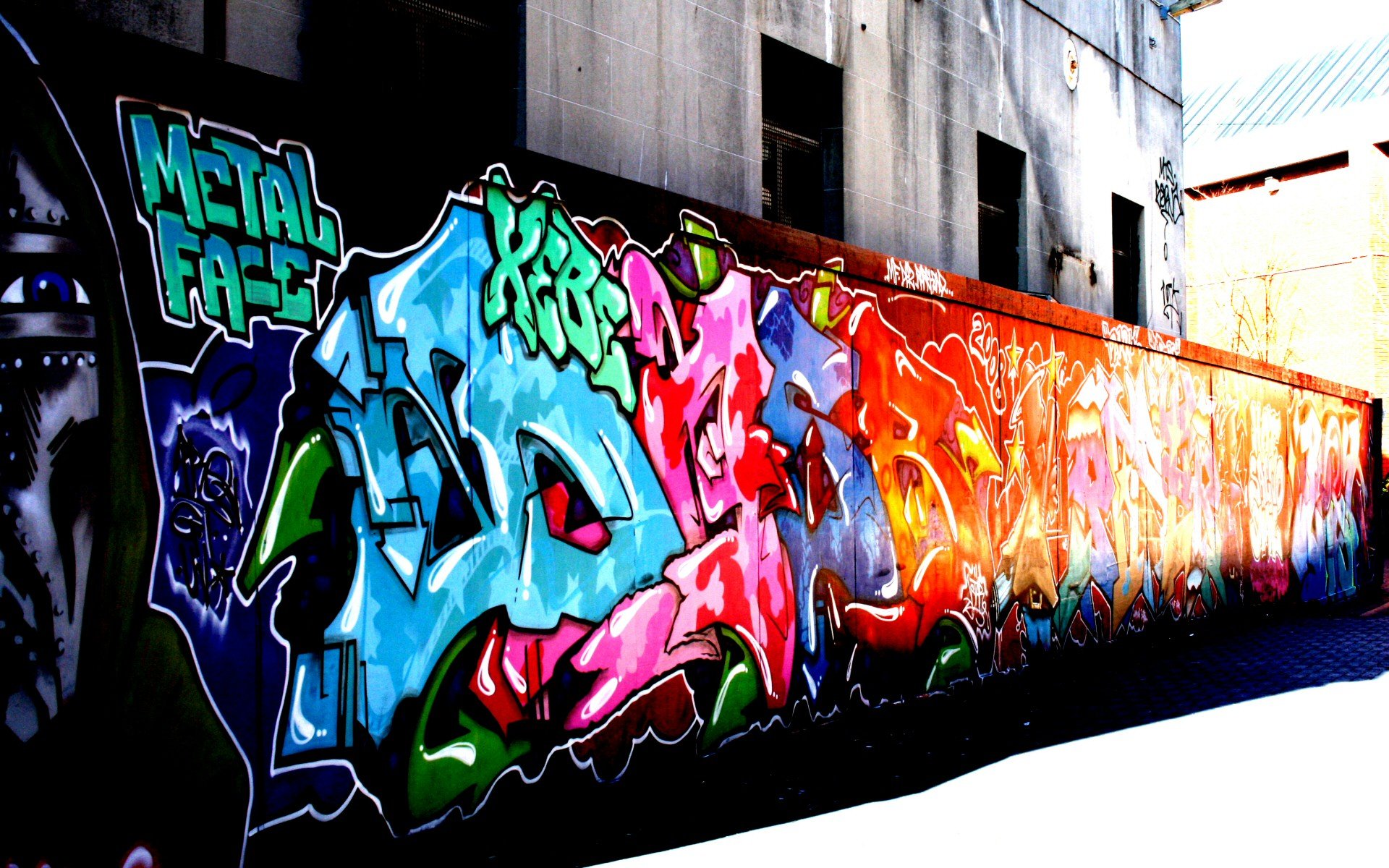 calle graffiti color