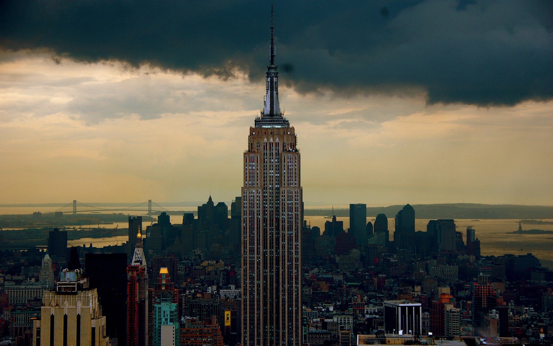 america new york skyscraper empire state building