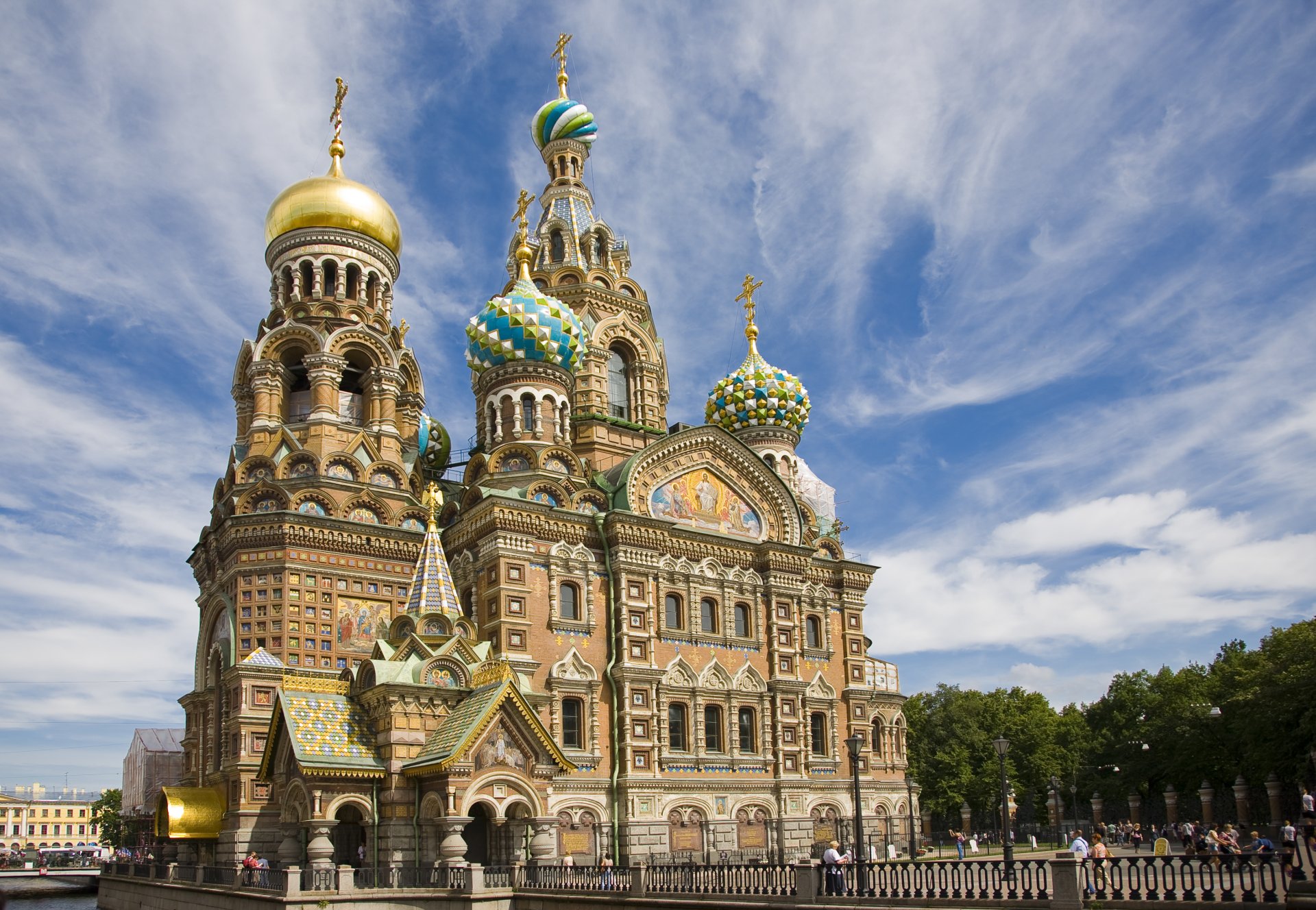 спас на крови санкт-петербург небо