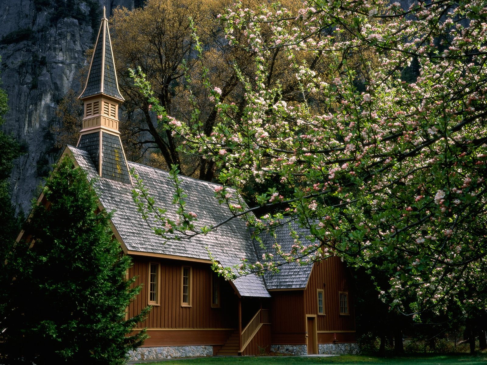 maison porche pommier