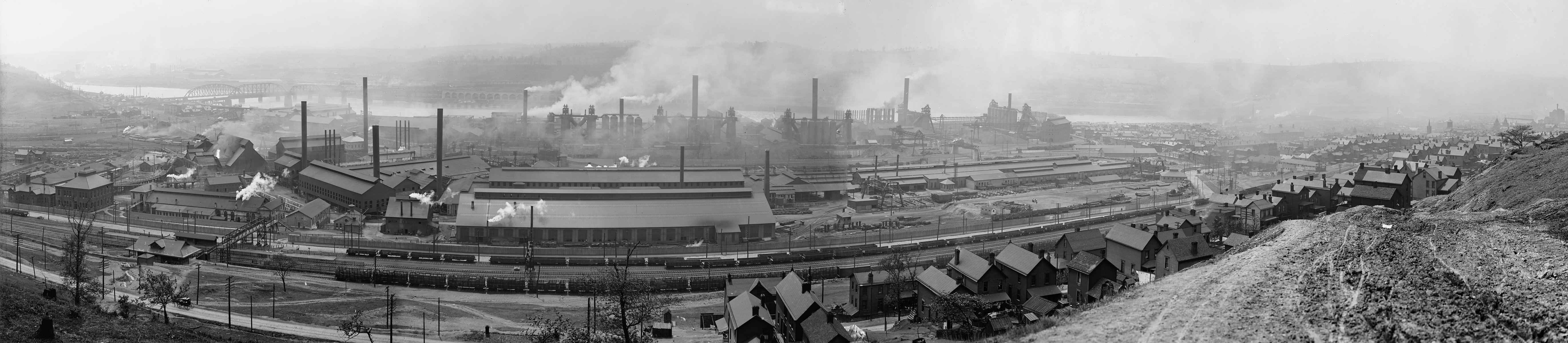 braddock pennsylvania usa panorama