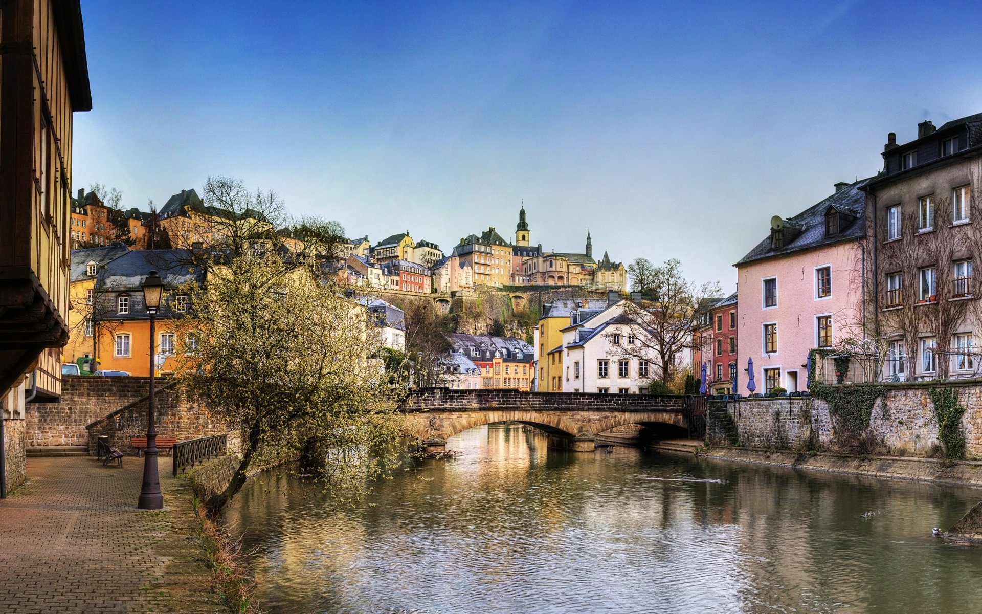 luxemburgo puente día