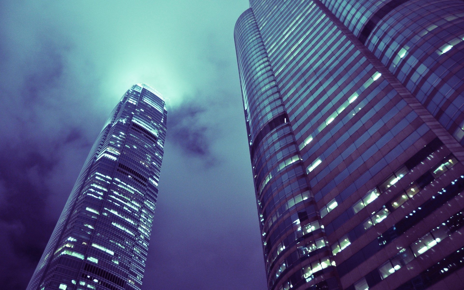 hong kong tower building budynki wieżowce domy