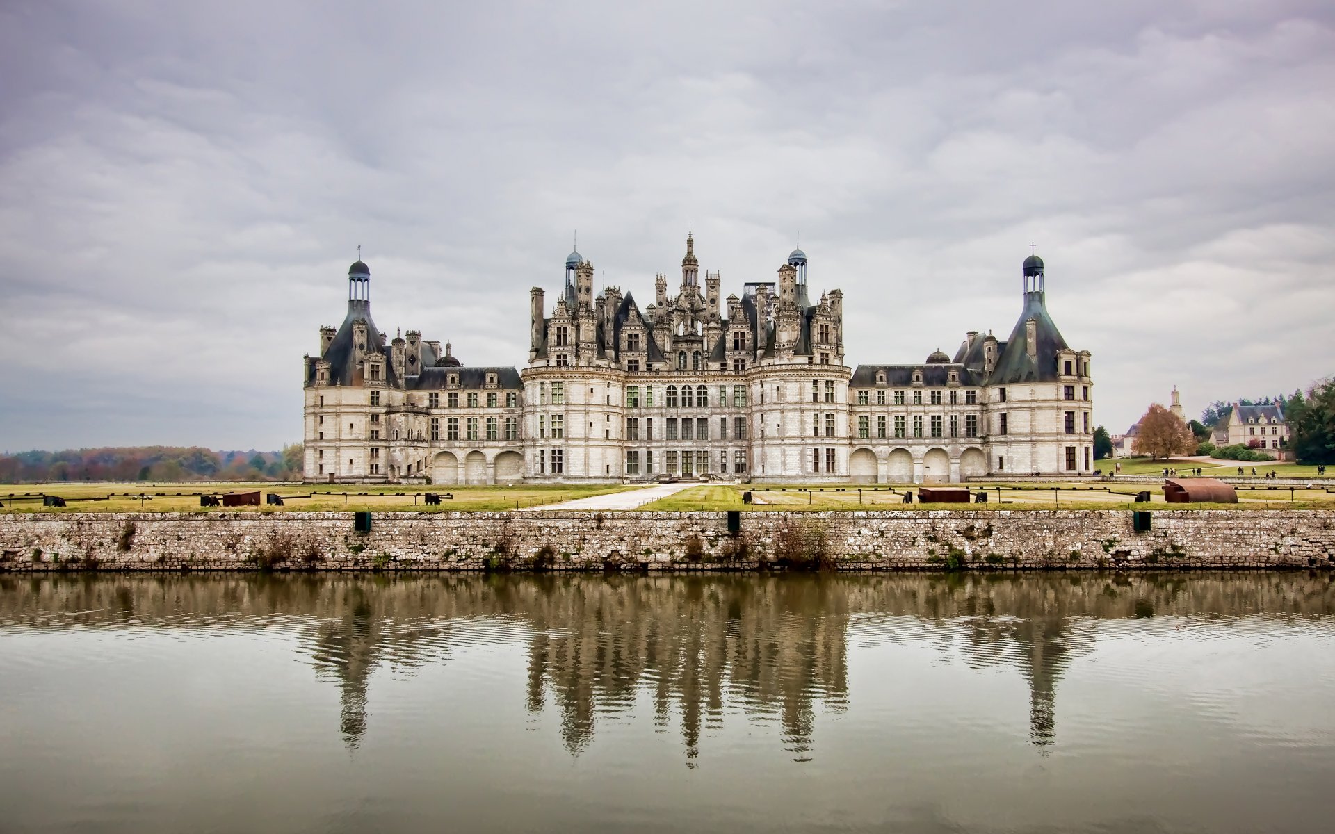 nubes francia cielo agua castillo