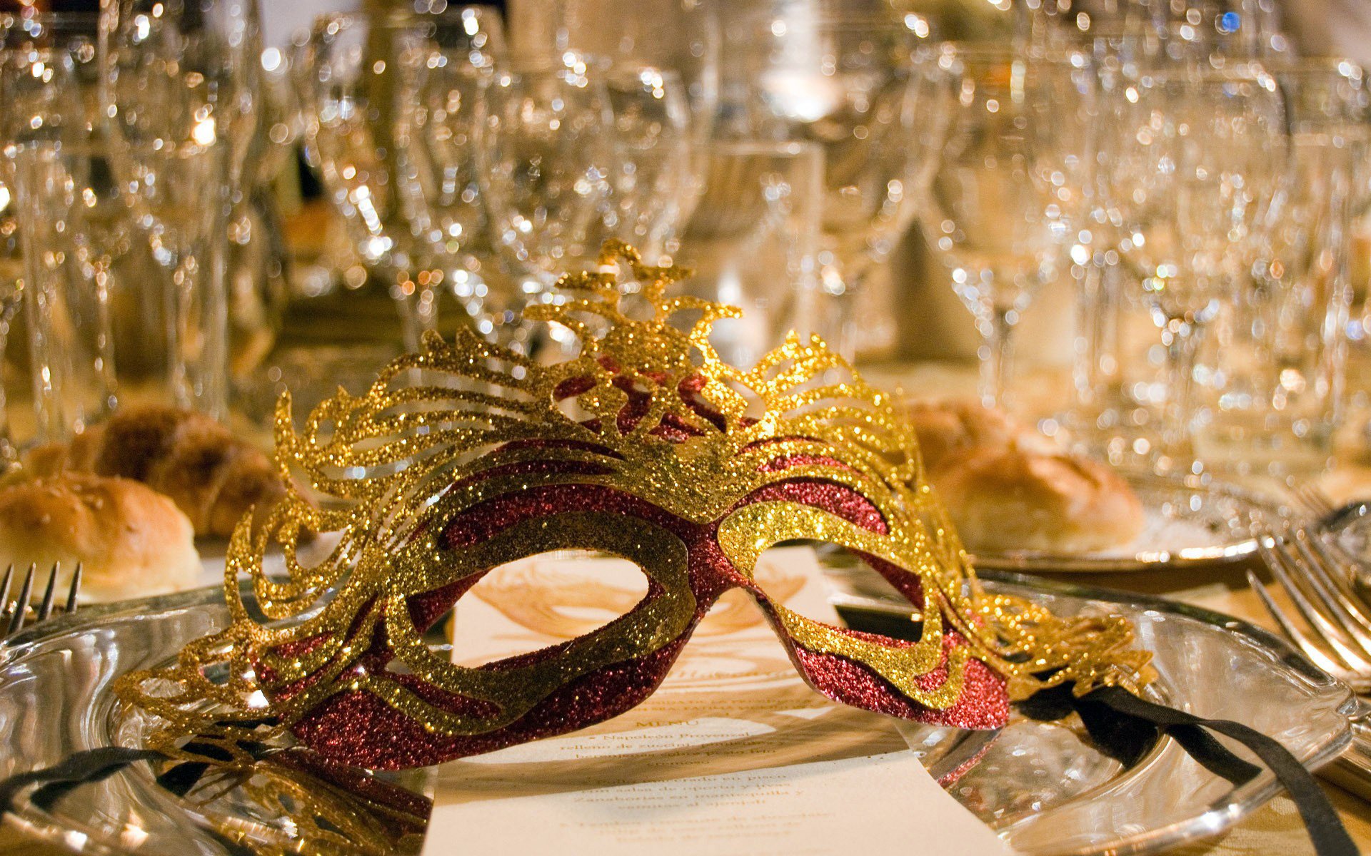 verres à vin masque cristal fête verre