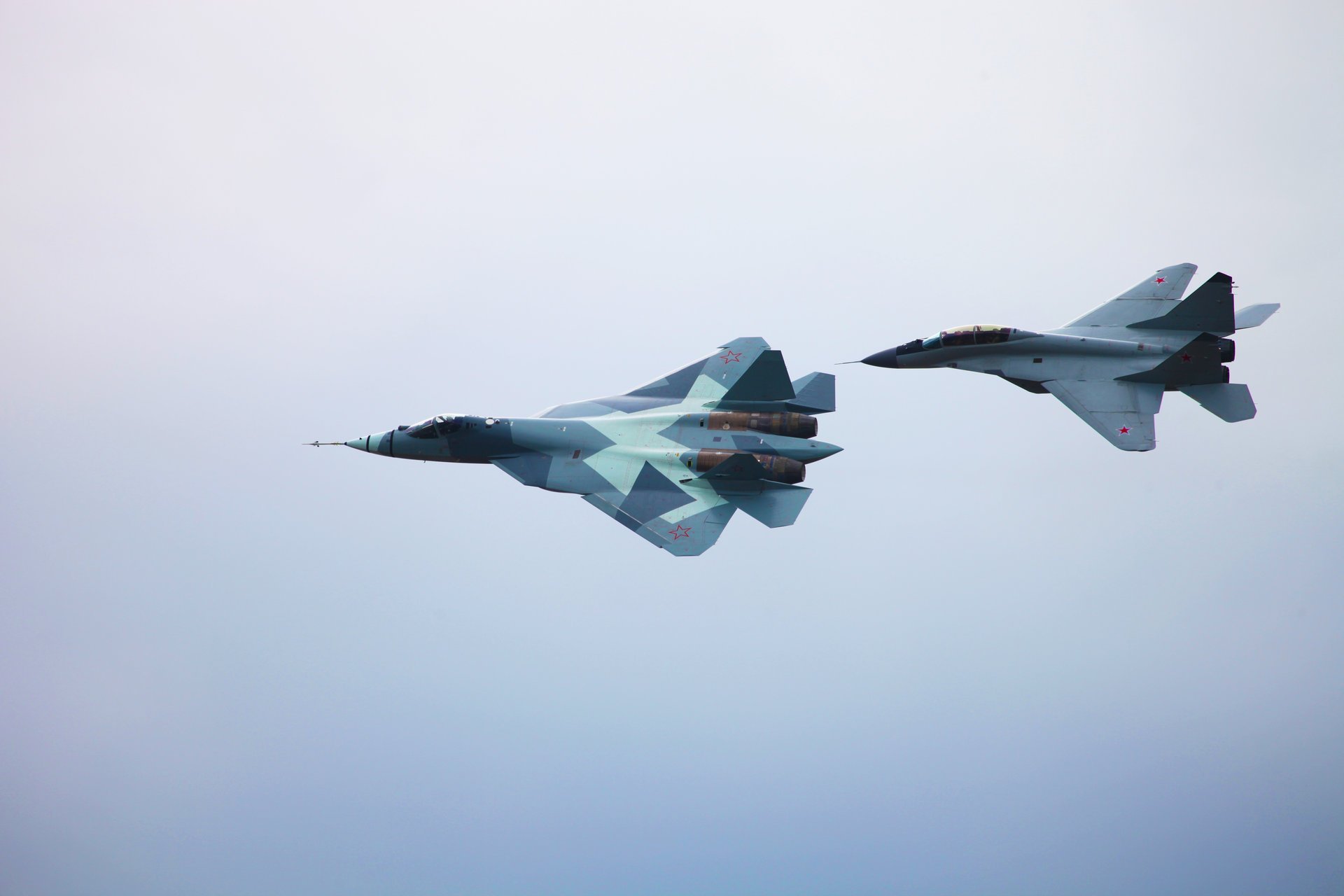 т-50 миг-29м2 t-50 and mig-29m2