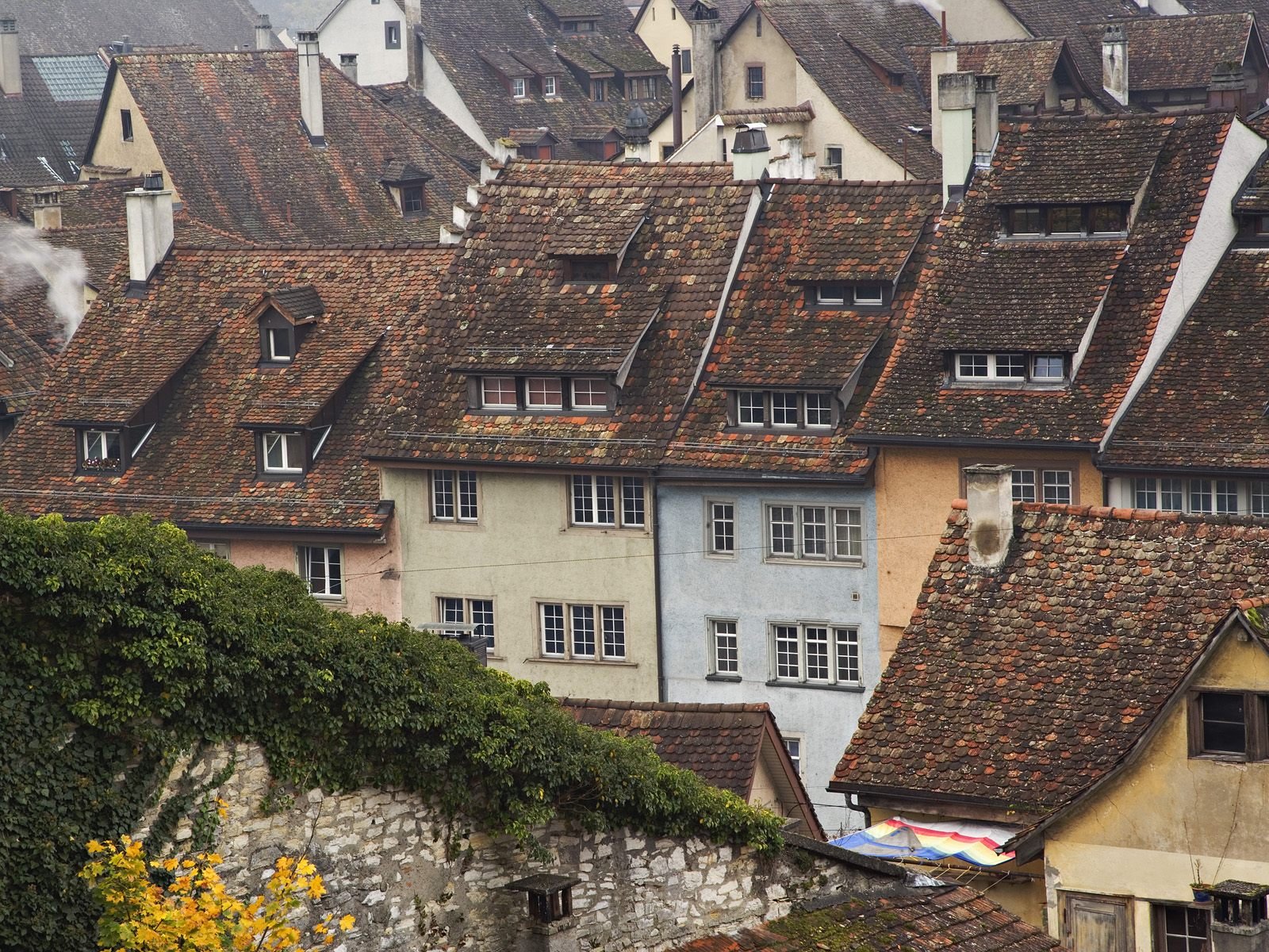 schaffhausen szwajcaria dachy