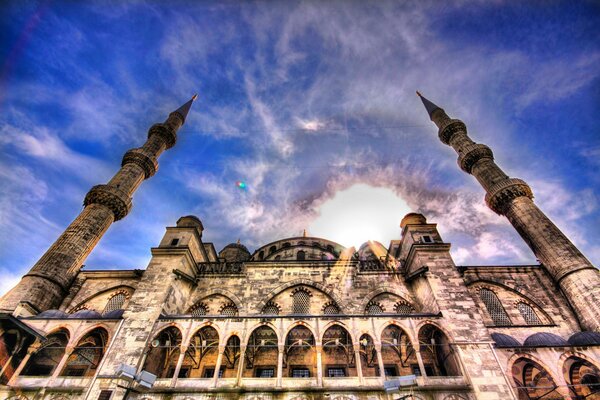 Hermosa Mezquita en el Islam foto