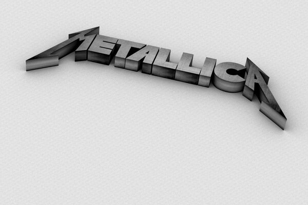 Logotipo de Metallica en gris