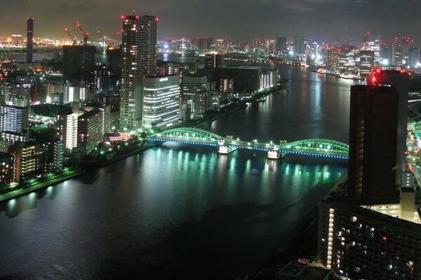 Japan Tokyo River Bridge