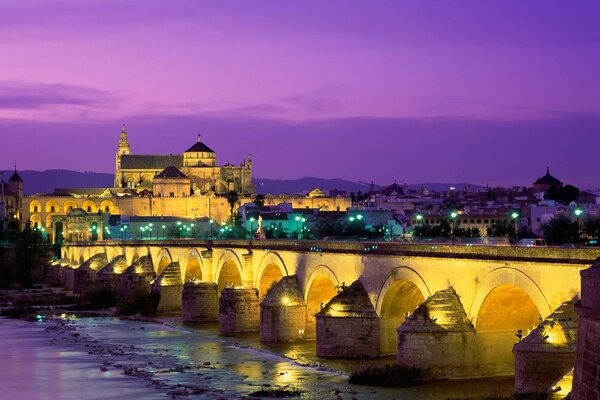 Roman Bridge in Spanish Cordoba