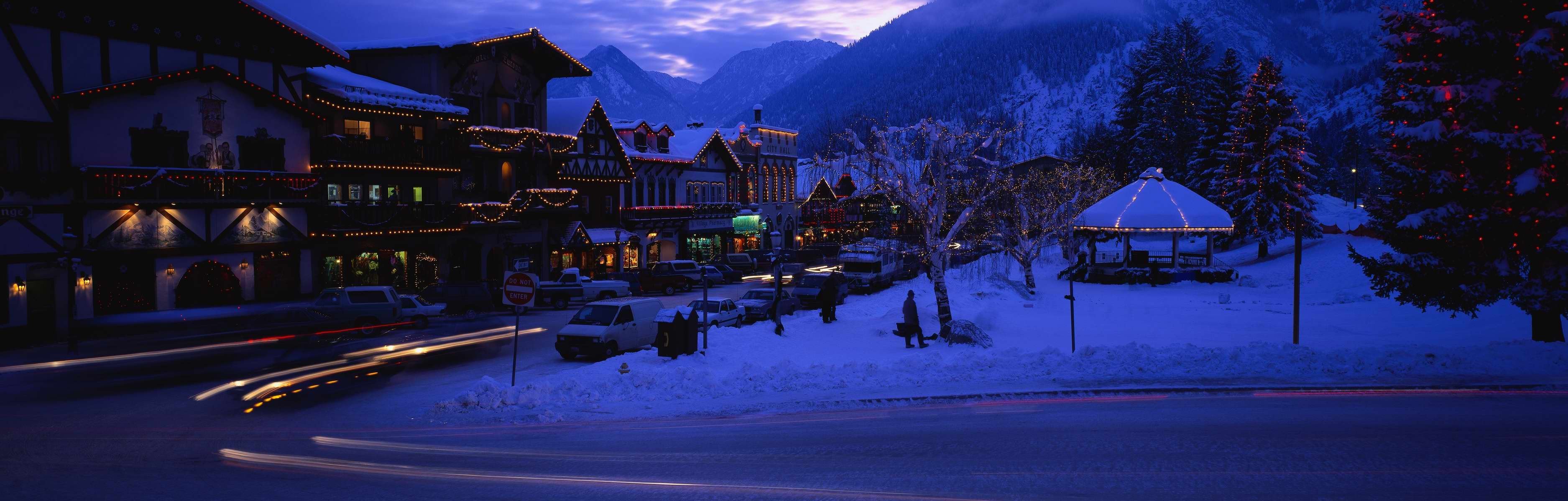 invierno noche año nuevo