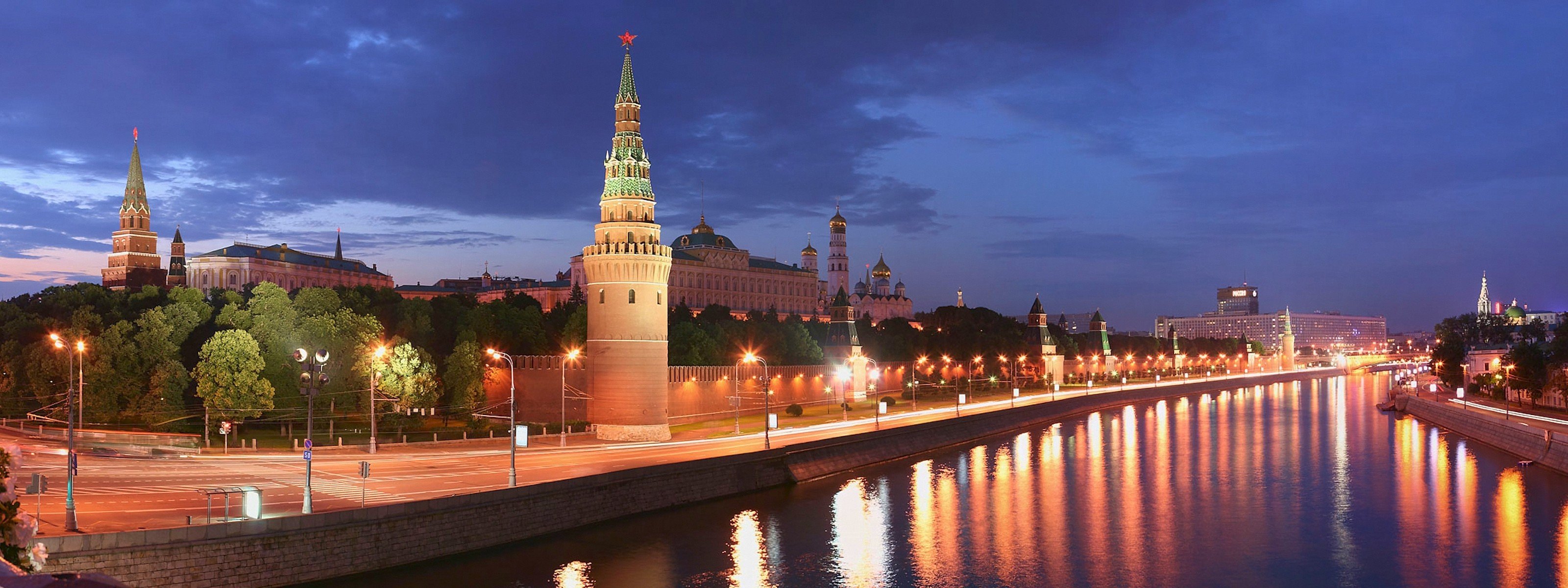 moscú kremlin río torre