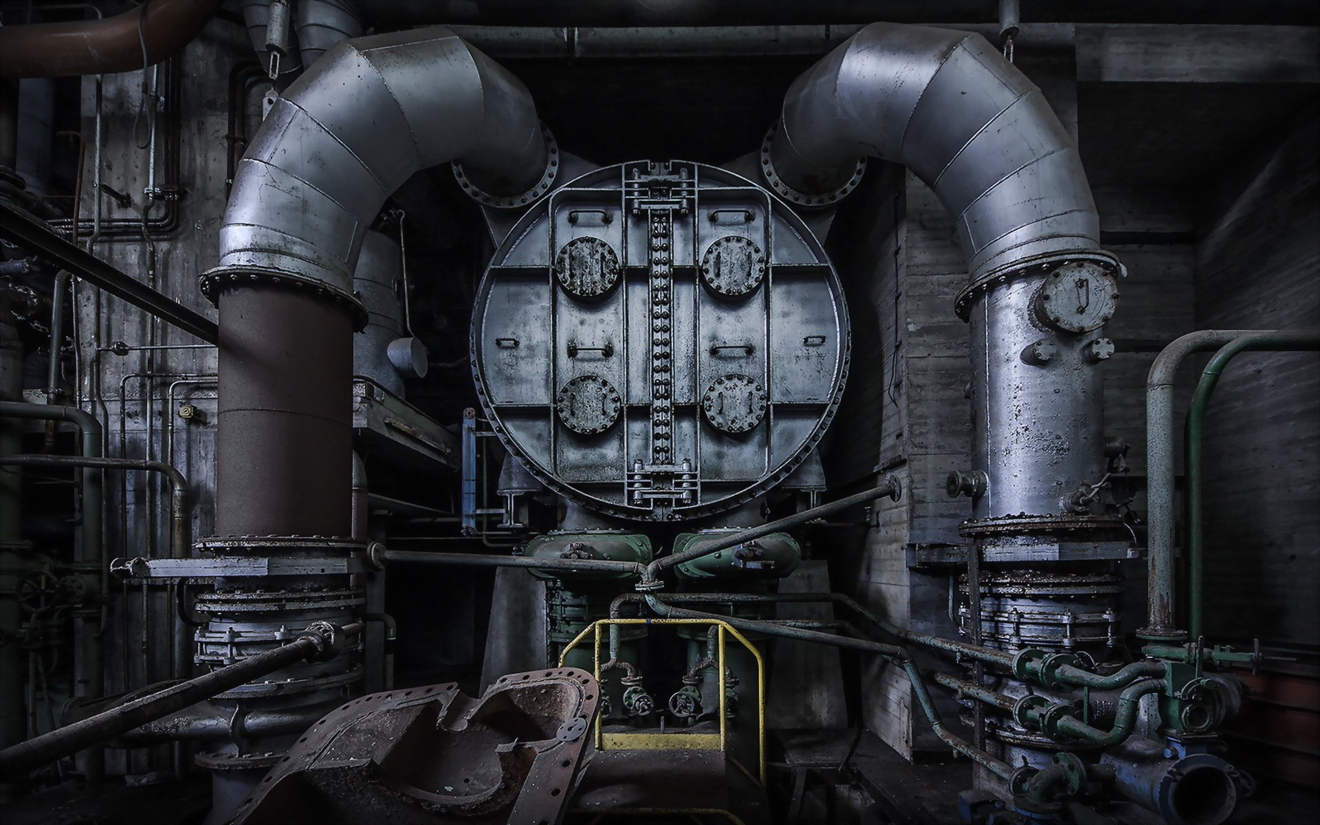 factory plant interior