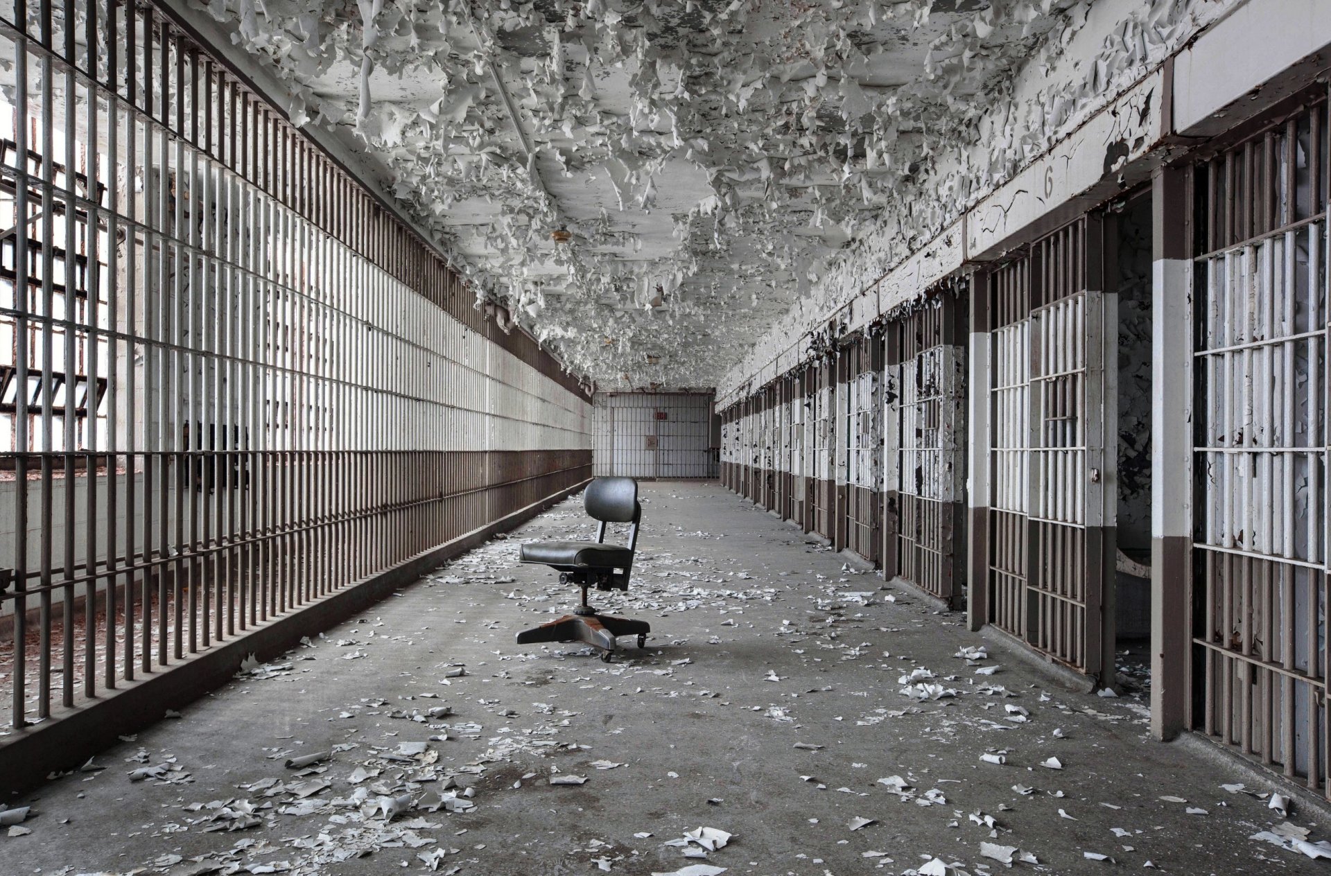 prison camera interior