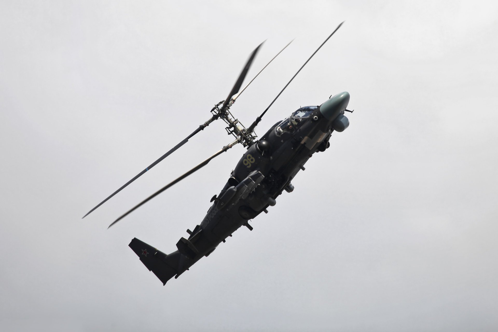 fuerza aérea de rusia helicóptero ka-52 cocodrilo hokum b