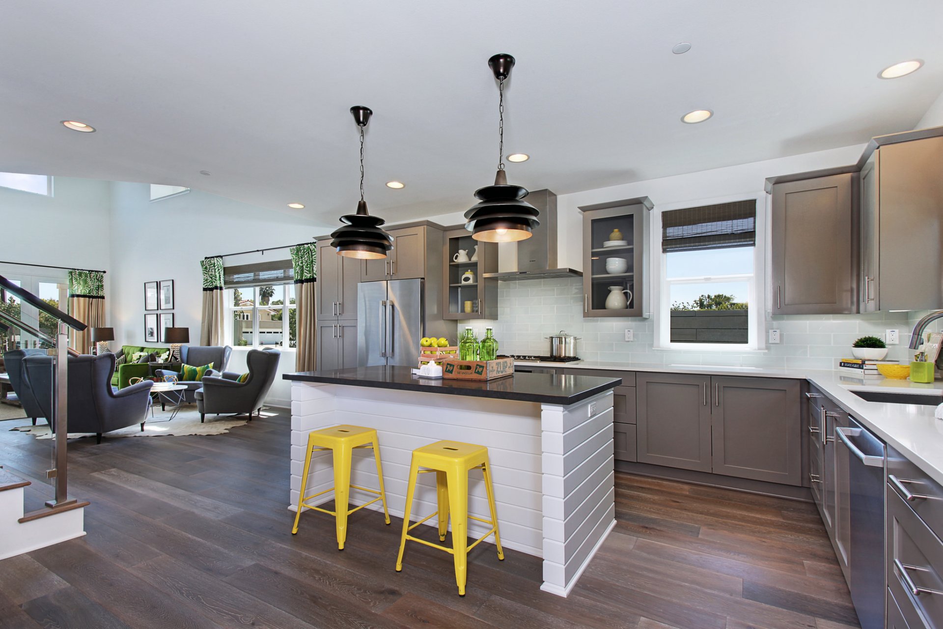 kitchen furniture chairs lighting fruit