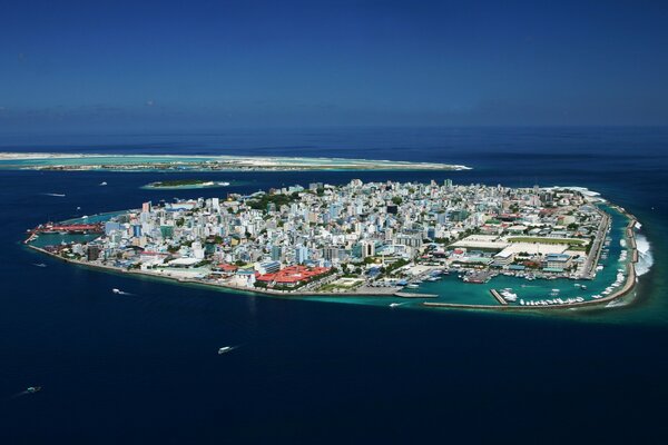 One of the most beautiful islands in the Maldives